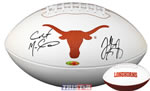 Colt McCoy & Jordan Shipley Autographed UT Logo Football