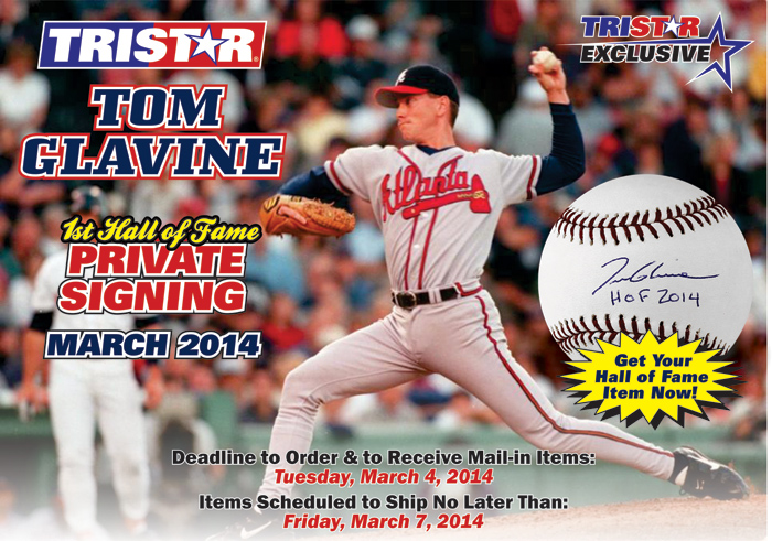 Hall of Fame Memorabilia - Tom Glavine