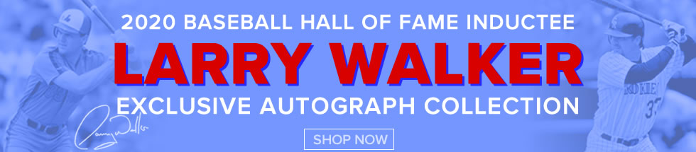 Larry Walker Exclusive Autograph Collection